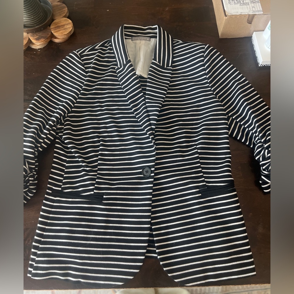 XL Striped Blazer